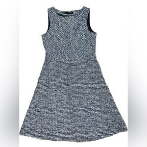 Banana Republic Navy Professional Tweed-Like Dress 00P